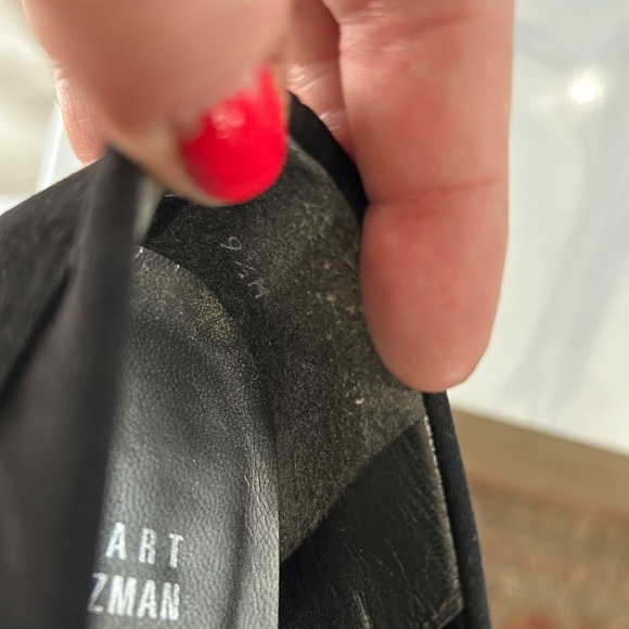 Stuart Weitzman Black suede platform high heel - Picture 12 of 15